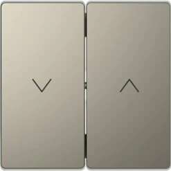 Schneider Electric Enjoliveur Pour Commande Double Volets Roulants D-Life MTN3855-6050 Nickel