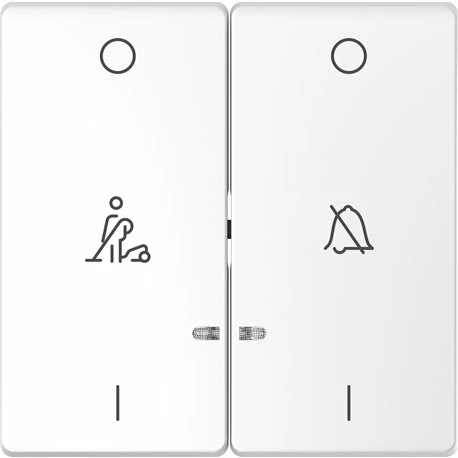 Schneider Electric Enjoliveur Pour Commande Double Voyant Et Picto Hotel D-Life MTN3429-6035 Blanc Lotus 3 Schneider Electric Enjoliveur Pour Commande Double Voyant Et Picto Hotel D-Life MTN3429-6035 Blanc Lotus
