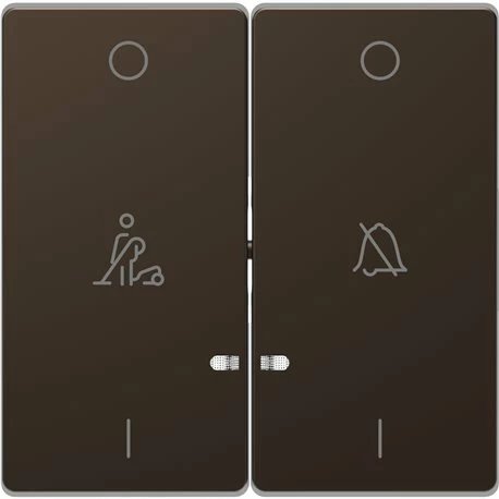 Schneider Electric Enjoliveur Pour Commande Double Voyant Et Picto Hotel D-Life MTN3429-6052 Mocca 3 Schneider Electric Enjoliveur Pour Commande Double Voyant Et Picto Hotel D-Life MTN3429-6052 Mocca
