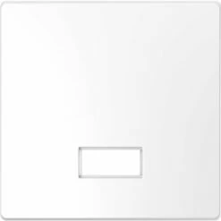 Schneider Electric Enjoliveur Pour Commande Simple Avec Hublot Et Symboles D-Life MTN3350-6037 Blanc Nordic Mat