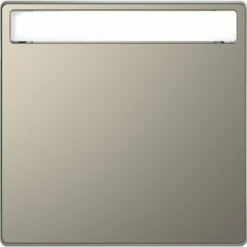 Schneider Electric Enjoliveur Pour Commande Simple Avec Porte-étiquette D-Life MTN3360-6050 Nickel