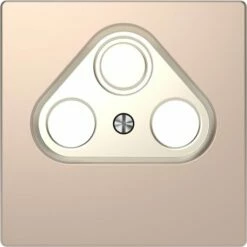 Schneider Electric Enjoliveur Pour Prise Télévision D-Life MTN4123-6051 Champagne