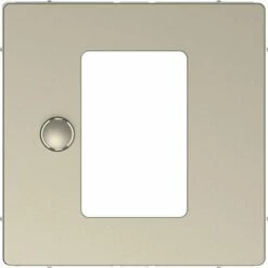 Schneider Electric Enjoliveur Pour Thermostat Programmable écran Tactile D-Life MTN5775-6033 Blanc Sable