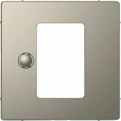 Schneider Electric Enjoliveur Pour Thermostat Programmable écran Tactile D-Life MTN5775-6050 Nickel