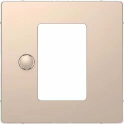 Schneider Electric Enjoliveur Pour Thermostat Programmable écran Tactile D-Life MTN5775-6051 Champagne