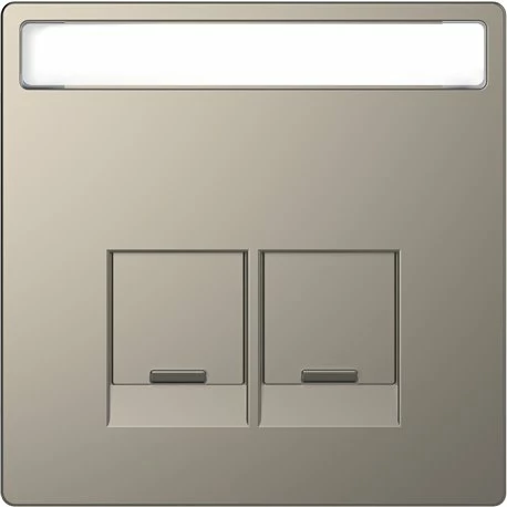 Schneider Electric Enjoliveur Prise Double RJ45 S-One Porte-étiquette D-Life MTN4574-6050 Nickel Porte-étiquette 3 Schneider Electric Enjoliveur Prise Double RJ45 S-One Porte-étiquette D-Life MTN4574-6050 Nickel Porte-étiquette