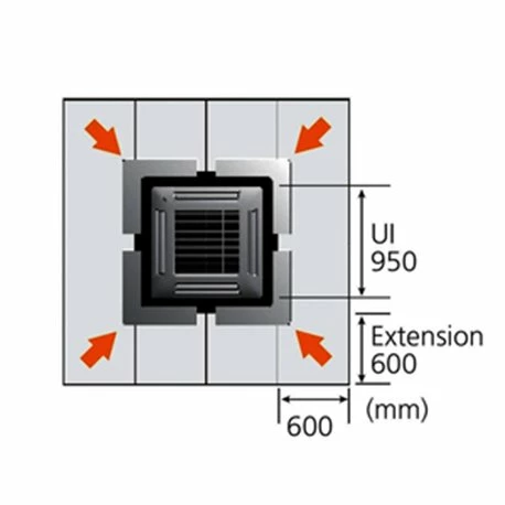 Extension De Façade 875053 UTG-AKXA-W Blanc 3 Extension De Façade 875053 UTG-AKXA-W Blanc