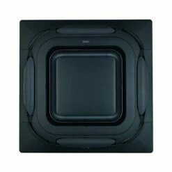 Façade BYCQ140EPB Round Flow Design Noir