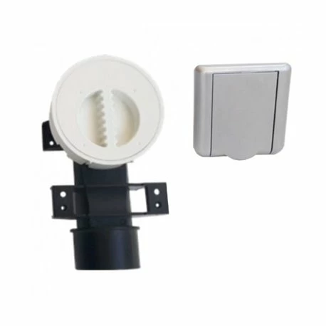 Kit Prises Carrées Gris Contre-prise Ronde 3 Kit Prises Carrées Gris Contre-prise Ronde