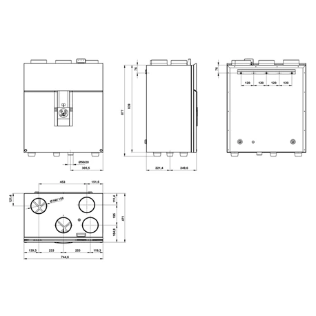 VMC Double Flux Idéo 325 Ecowatt RD P04 Radio 8 VMC Double Flux Idéo 325 Ecowatt RD P04 Radio – Image 6