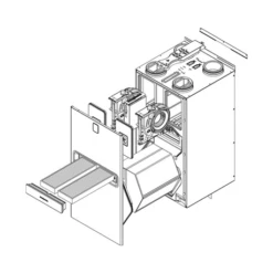 VMC Double Flux InspirAIR Top 450 M3/h Premium 9 VMC Double Flux InspirAIR Top 450 M3/h Premium -Schneider Electric Soldes inspirair top 11023476 450 premium 2