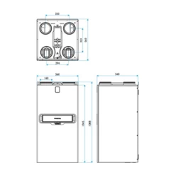 VMC Double Flux InspirAIR Top 450 M3/h Premium 10 VMC Double Flux InspirAIR Top 450 M3/h Premium -Schneider Electric Soldes inspirair top 11023476 450 premium 3