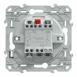 Interrupteur 2 Boutons Pour Volet Roulant 6AX Ovalis S340208 Anthracite -Schneider Electric Soldes interrupteur 2 boutons pour volet roulant 6ax ovalis s340208 anthracite 2