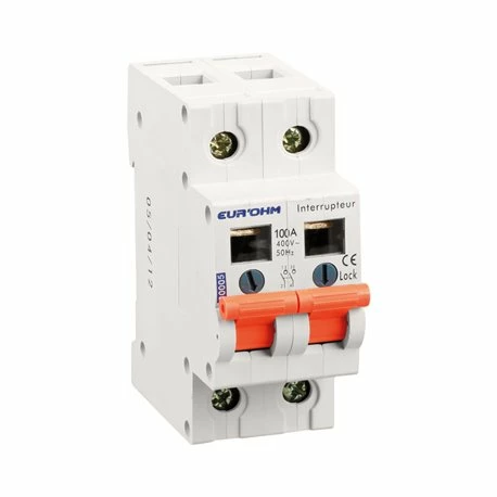 Interrupteur 2P 100A 2 Modules 3 Interrupteur 2P 100A 2 Modules