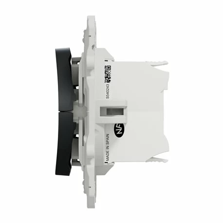 Interrupteur 3 Positions VMC Avec Arrêt Odace S540243 Anthracite 6 Interrupteur 3 Positions VMC Avec Arrêt Odace S540243 Anthracite – Image 4