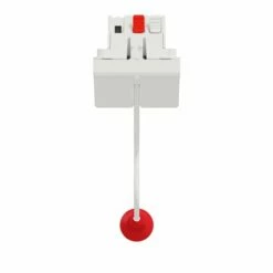 Interrupteur à Corde NO/NF 10A Unica NU322620 Blanc Antibactérien 2 Modules Mécanisme Seul -Schneider Electric Soldes interrupteur a corde no nf 10a unica nu322620 blanc antibacterien 2 modules mecanisme seul 6