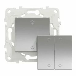 Schneider Electric Interrupteur Centralisé Sans Fil Wiser Unica NU557130W 2 Ou 4 BP Aluminium -Schneider Electric Soldes interrupteur centralise sans fil wiser unica nu557130w 2 ou 4 bp aluminium 3