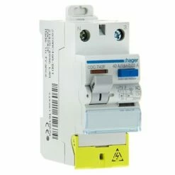 Interrupteur Differentiel 2P 40A 30mA Type AC A Bornes Decalees CDC742F