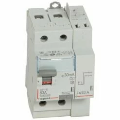 Legrand Interrupteur Differentiel DX3 2P 230V 63A A 30mA 411639