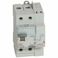 Legrand Interrupteur Differentiel DX3 2P 230V 63A AC 30mA 411633