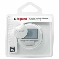Interrupteur Automatique Complet Avec Plaque Céliane 400W Toutes Lampes Blanc 099569