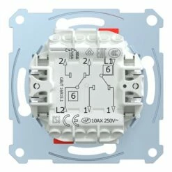 Interrupteur Double Va-et-vient D-Life MTN3126-0000 10 A Mécanisme Seul 10 Interrupteur Double Va-et-vient D-Life MTN3126-0000 10 A Mécanisme Seul -Schneider Electric Soldes interrupteur double va et vient d life mtn3126 0000 10 a mecanisme seul 1