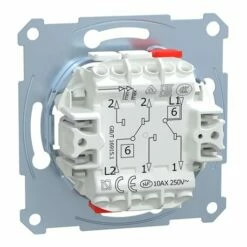 Interrupteur Double Va-et-vient D-Life MTN3126-0000 10 A Mécanisme Seul 15 Interrupteur Double Va-et-vient D-Life MTN3126-0000 10 A Mécanisme Seul -Schneider Electric Soldes interrupteur double va et vient d life mtn3126 0000 10 a mecanisme seul 6