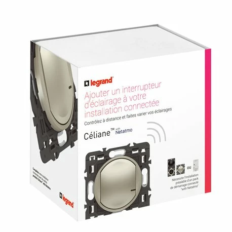 Legrand Interrupteur Filaire Connecté Sans Neutre Céliane Netatmo 5 à 125W LED Titane 067771A 6 Legrand Interrupteur Filaire Connecté Sans Neutre Céliane Netatmo 5 à 125W LED Titane 067771A – Image 4