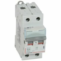 Legrand Interrupteur-sectionneur DX3-IS 2P 400V 40A 2 Modules 406440