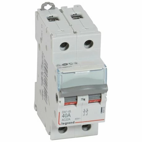 Legrand Interrupteur-sectionneur DX3-IS 2P 400V 40A 2 Modules 406440 3 Legrand Interrupteur-sectionneur DX3-IS 2P 400V 40A 2 Modules 406440
