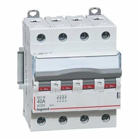 Legrand Interrupteur-sectionneur DX3-IS 4P 400V 40A 4 Modules 406480 3 Legrand Interrupteur-sectionneur DX3-IS 4P 400V 40A 4 Modules 406480