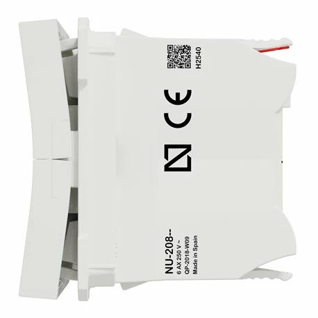 Interrupteur Volet-roulant 3 Touches 6A Unica NU320818 Blanc 2 Modules Mécanisme Seul 5 Interrupteur Volet-roulant 3 Touches 6A Unica NU320818 Blanc 2 Modules Mécanisme Seul – Image 3