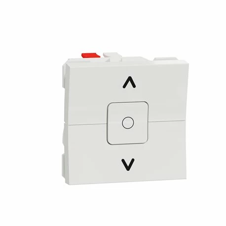 Interrupteur Volet-roulant 3 Touches 6A Unica NU320818 Blanc 2 Modules Mécanisme Seul 3 Interrupteur Volet-roulant 3 Touches 6A Unica NU320818 Blanc 2 Modules Mécanisme Seul