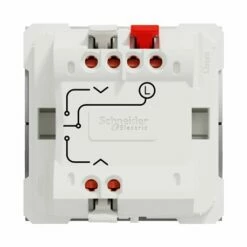 Interrupteur Volet-roulant 3 Touches 6A Unica NU320830 Aluminium 2 Modules Mécanisme Seul -Schneider Electric Soldes interrupteur volet roulant 3 touches 6a unica nu320830 aluminium 2 modules mecanisme seul 6