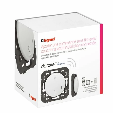 Legrand Interrupteur Volet Roulant, Prises Et Lumière Sans Fils à Pile Lever/Coucher Connecté Dooxie With Netatmo Blanc 600084A 6 Legrand Interrupteur Volet Roulant, Prises Et Lumière Sans Fils à Pile Lever/Coucher Connecté Dooxie With Netatmo Blanc 600084A – Image 4