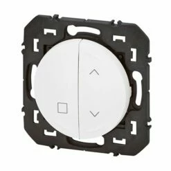 Legrand Interrupteur Volet Roulant Sans Fils, Sans Pile Self-e Dooxie With Netatmo Blanc 600087L -Schneider Electric Soldes interrupteur volet roulant sans fils sans pile self e dooxie with netatmo blanc 600087l 5