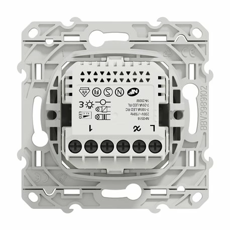 Interrupteur Volet-roulant Wiser Odace S530567W 4 A Zigbee Alu 6 Interrupteur Volet-roulant Wiser Odace S530567W 4 A Zigbee Alu – Image 4