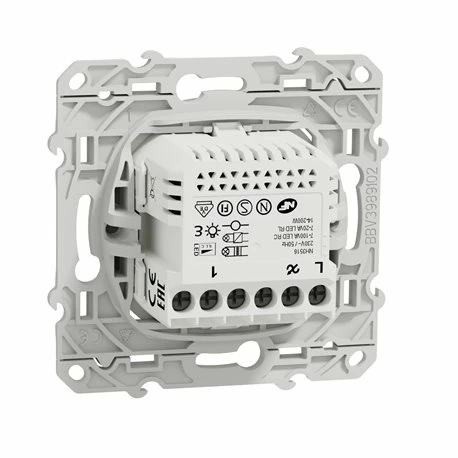 Interrupteur Volet-roulant Wiser Odace S530567W 4 A Zigbee Alu 10 Interrupteur Volet-roulant Wiser Odace S530567W 4 A Zigbee Alu – Image 8