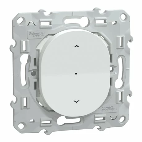 Interrupteur Volet-roulant Wiser Ovalis S320567W 4 A Zigbee Blanc 4 Interrupteur Volet-roulant Wiser Ovalis S320567W 4 A Zigbee Blanc – Image 2