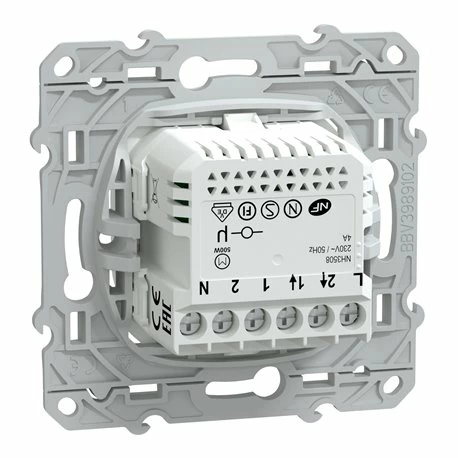 Interrupteur Volet-roulant Wiser Ovalis S320567W 4 A Zigbee Blanc 5 Interrupteur Volet-roulant Wiser Ovalis S320567W 4 A Zigbee Blanc – Image 3