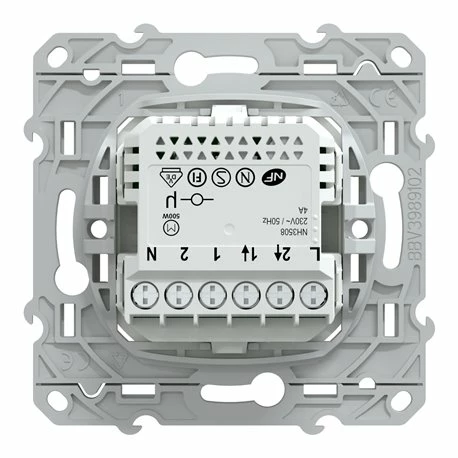 Interrupteur Volet-roulant Wiser Ovalis S320567W 4 A Zigbee Blanc 6 Interrupteur Volet-roulant Wiser Ovalis S320567W 4 A Zigbee Blanc – Image 4
