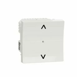 Schneider Electric Interrupteur Volet-roulant Wiser Unica NU350818W 4 A Zigbee Blanc Mécanisme Seul