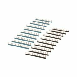 Jeu De 20 Peignes Horizontal Bleus Et Noirs 13 Modules Unipolaire