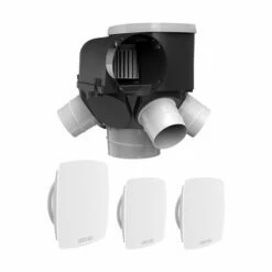 Atlantic VMC Simple Flux Autocosy Kit Avec 3 Bouches Line