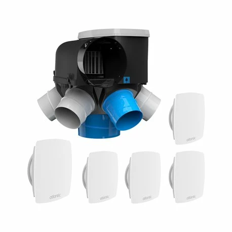 Atlantic VMC Simple Flux Kit + 5 Bouches Line Autocosy IH 3 Atlantic VMC Simple Flux Kit + 5 Bouches Line Autocosy IH