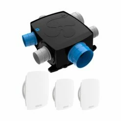 Atlantic VMC Simple Flux Kit + 3 Bouches Line Autocosy IH Flex