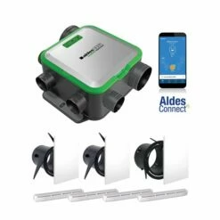 VMC Simple Flux EasyHOME PureAIR Compact Connect Kit Avec Bouches ColorLINE Et Entrées D'air