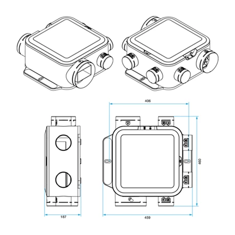 VMC Simple Flux EasyHOME PureAIR Compact Premium Kit Avec Bouches Et Entrées D'air 7 VMC Simple Flux EasyHOME PureAIR Compact Premium Kit Avec Bouches Et Entrées D'air – Image 5