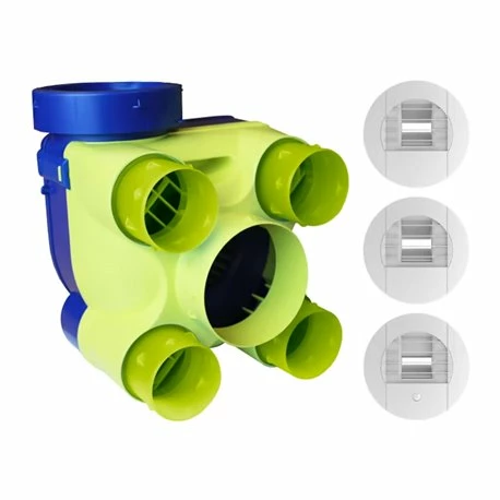 VMC Hygroréglable Hydra 2 ECOWATT 5,8 W-Th-C Groupe+bouches 3 VMC Hygroréglable Hydra 2 ECOWATT 5,8 W-Th-C Groupe+bouches