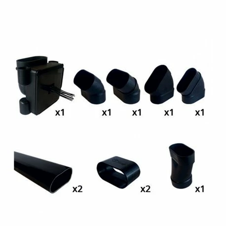 Kit Pour Passage Vertical De Cloison Sèche Ø32 X 70 Mm 4 Kit Pour Passage Vertical De Cloison Sèche Ø32 X 70 Mm – Image 2